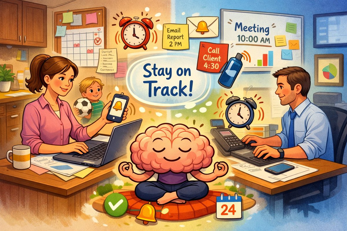 321_Intentional's tweet photo. Handle the scheduling chaos at home and work with reminders and alarms so your mind stays clear! 

#SimpleLiving #AIforGood #IntentionalTech #thesimplicitylifestyle

If you're interested in upgrading your Life check out The Simplicity Lifestyle Blog...

https://t.co/kNIVVibXWA https://t.co/pNPEa9Tamk