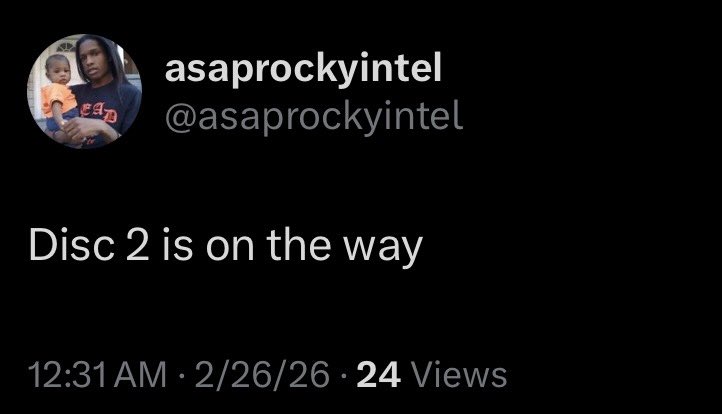 asaprockyintel's tweet photo. 🤷‍♂️ https://t.co/27PYA7ggqI