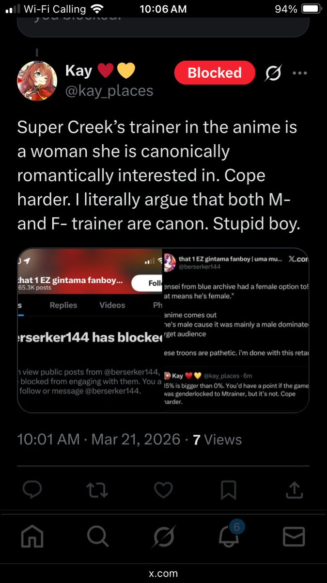 that 1 EZ gintama fanboy | uma musume brainrot tweet media