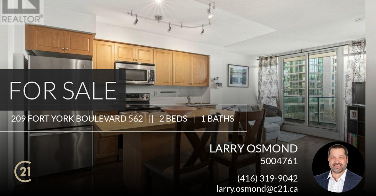 losmond01's tweet photo. Are you looking for a home in the TORONTO (Liberty Village) area? If so, check out this listing for a 1 Bedroom + Den Condo before it's gone! Give me a call at (416) 319-9042 for more information.

Larry Osmond, Broker
Century 21... https://t.co/MU5m6nnDN9 https://t.co/j8GtLBXe6w