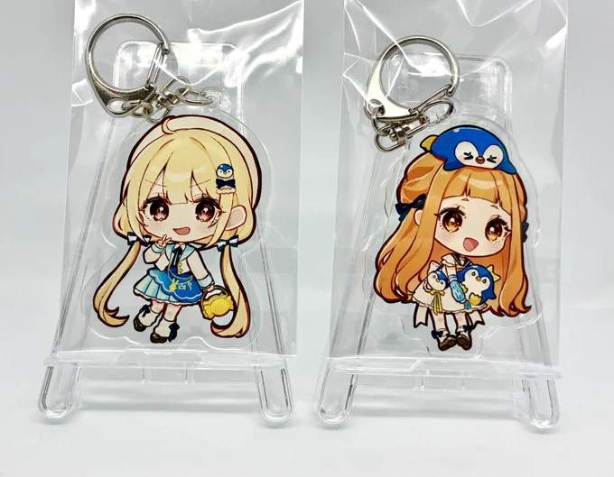 明日出すあんになちゃんアクキーセットと久川姉妹アクキーセットの実物写真!
