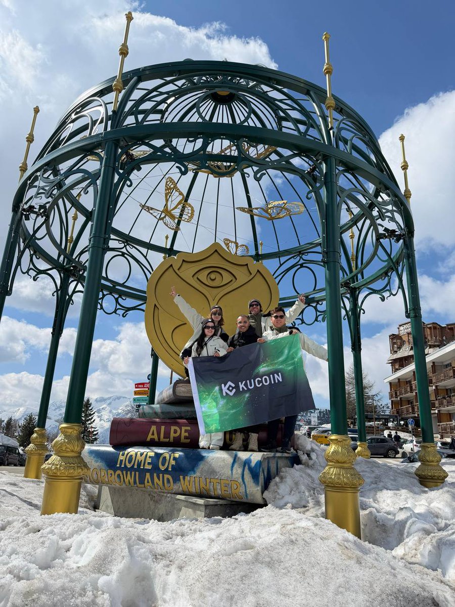 kucoincom's tweet photo. Behind the vibes is the team 💙

Meet the KuCoin crew at @TMLwinter here to connect, share, and build the future together.
Crypto is better when we build it together.
#TomorrowlandWinterKuCoin #Kumorrow https://t.co/iu8BU4pM0F