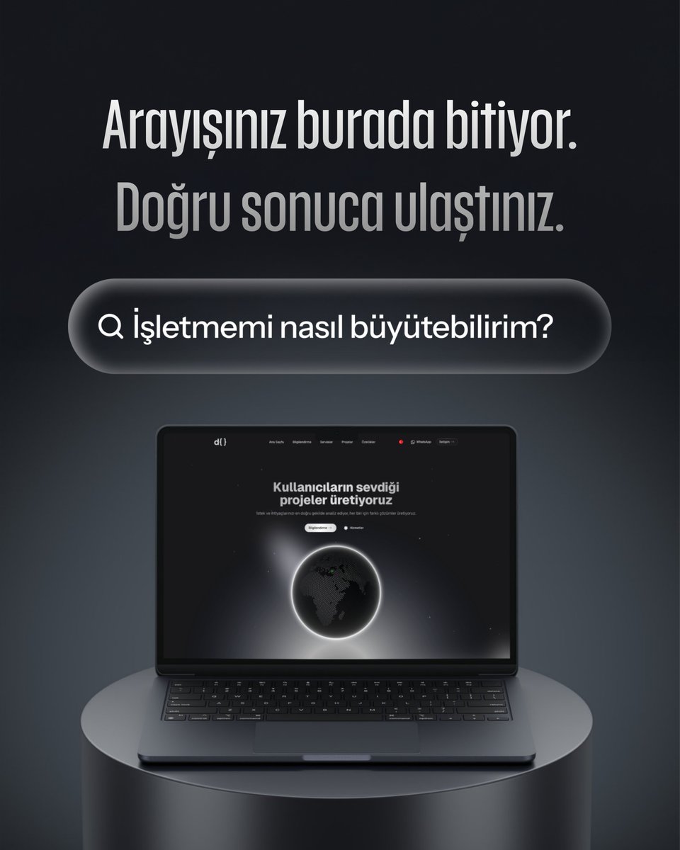devs_turkiye's tweet photo. "İşletmemi nasıl büyütebilirim?"

Cevap çok net: Güçlü ve ölçeklenebilir bir yazılım ekosistemi kurarak. Devs olarak işletmenizi akıllı otomasyon ve özel yazılımlarla dijitalde hızlandırıyor, sorunlarınızı yüzeysel geçiştirmek yerine kökten çözüyoruz.

Arayışınız burada bitiyor. 📩

🔗 https://t.co/4yCiohkKQc