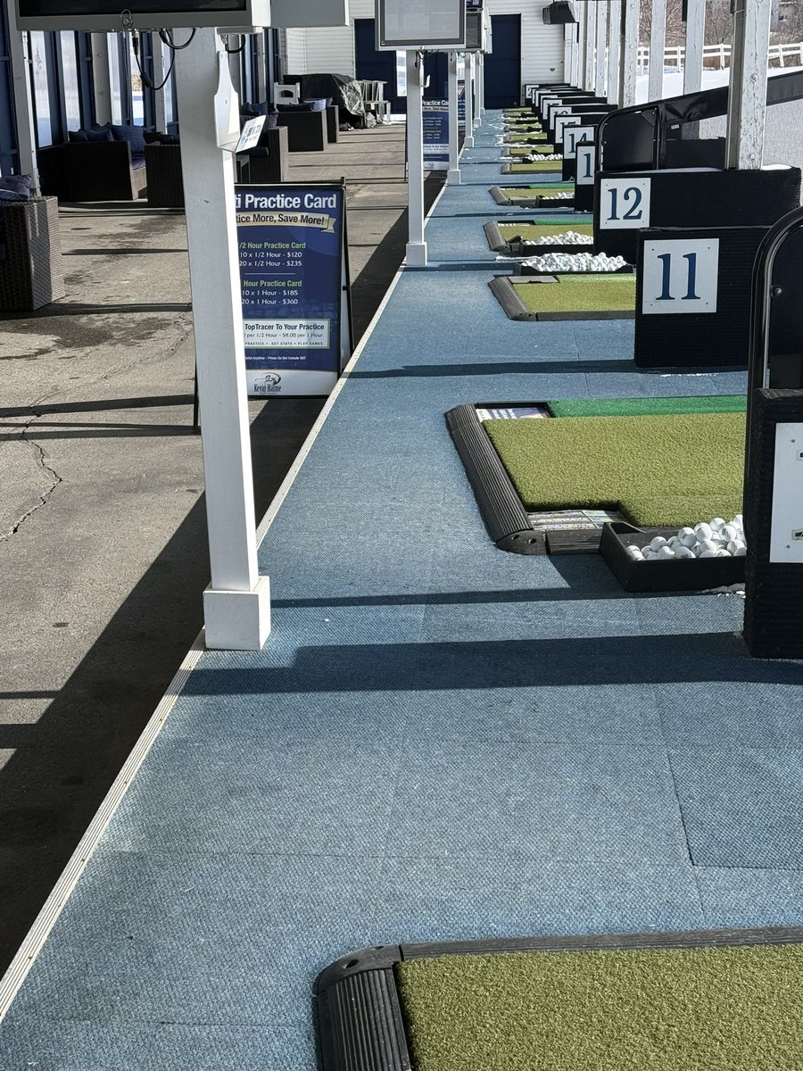 Kevinhaime's tweet photo. It’s a beautiful day to hit a few balls Ottawa golfers and we’re OPEN for you. Book a practice bay at https://t.co/BvTuDdUWxO and we’ll see you soon!!!! #bettergolf #ottawagolf https://t.co/PRcUxNX4ZI