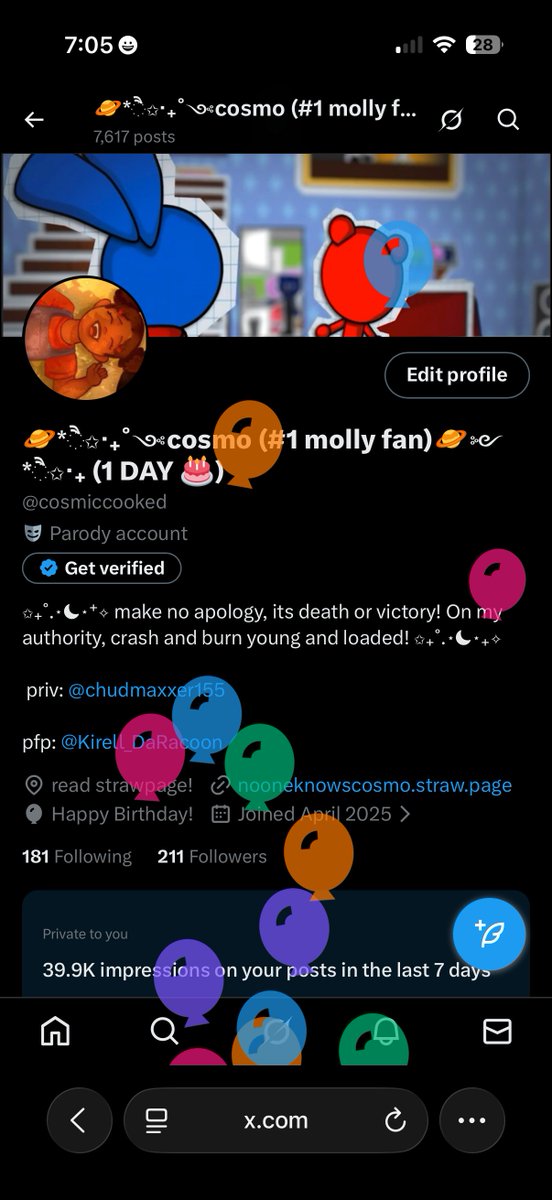 🪐*ੈ✩‧₊˚༺cosmo (#1 molly fan)🪐༻*ੈ✩‧₊ (TODAY🎂) tweet media