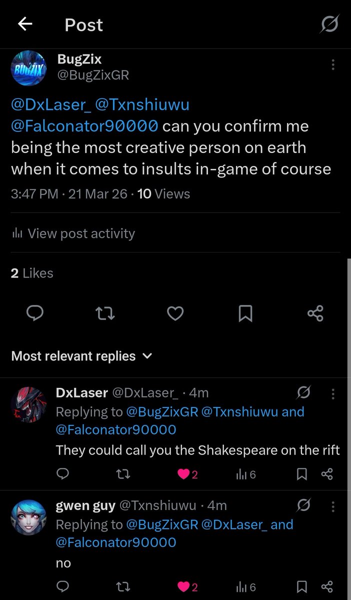 One of these fuckers is telling the truth whole the other one is lying who is it