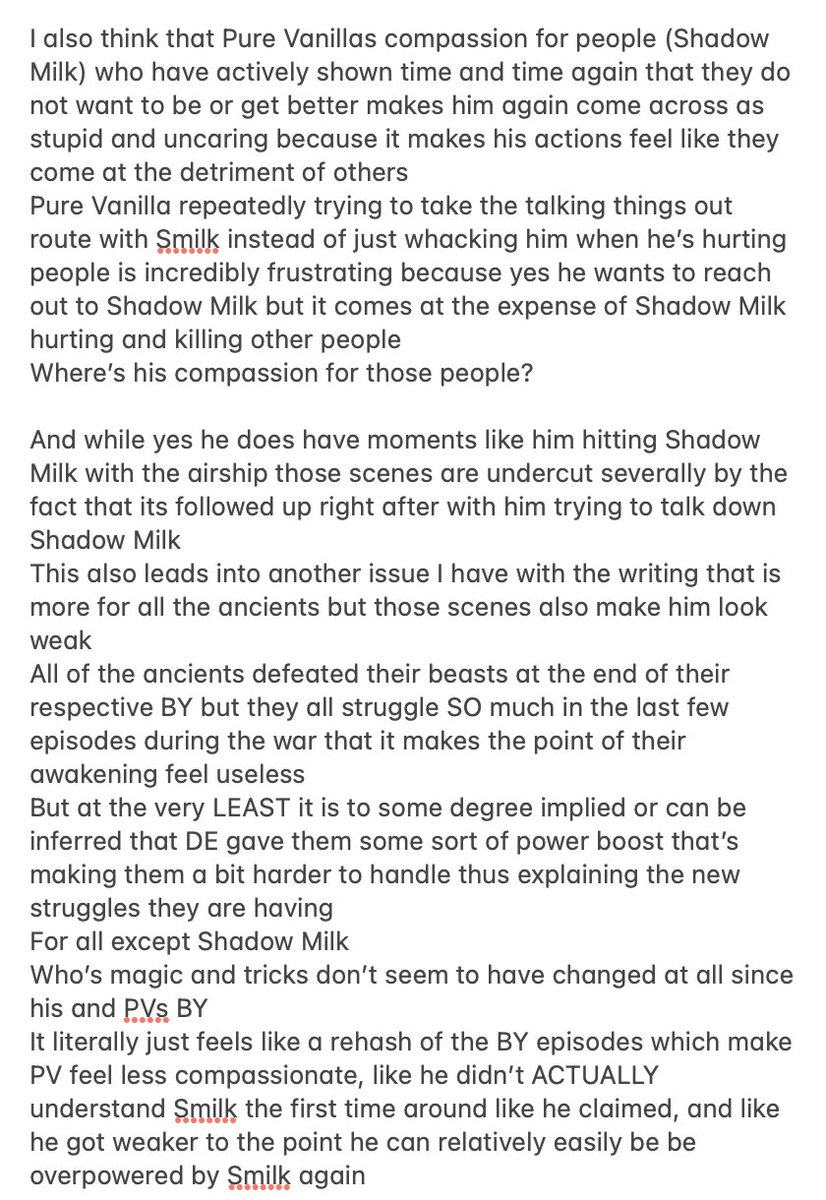 Again I love him 
And I love Shadow Milk and Lily and DE
But his writing in relation to them is not the best imo