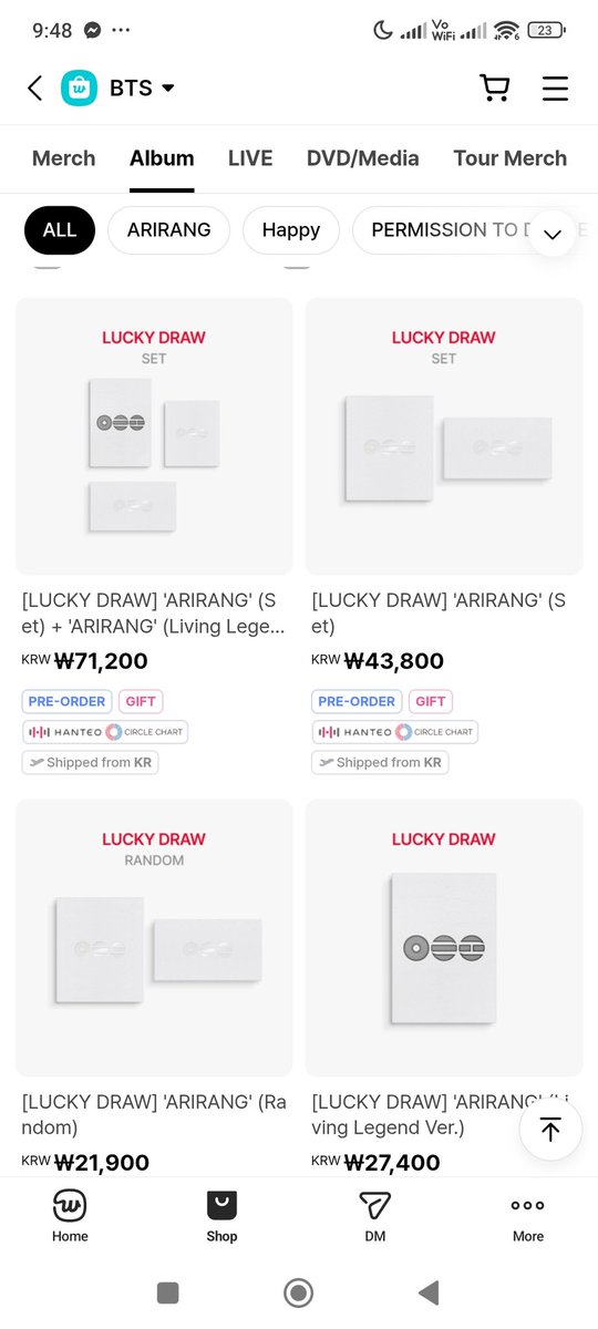 MRJ'S O'SHOPPE ⁷ | BTS 5TH ALBUM ARIRANG PH GO tweet media