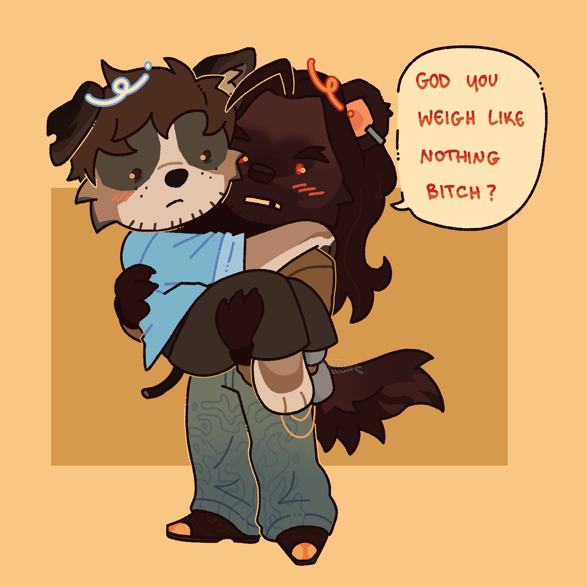 fyshklone's tweet photo. Not me forgetting to post this here, anyways me n @3arth_o furry Flambert designs :D

#robertrobertson #flambae #dispatch https://t.co/phXEJAWQxR