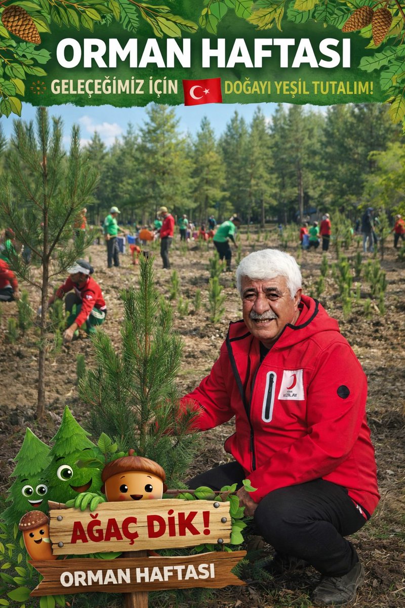 🌲 Doğaya dikilen her fidan, geleceğe bırakılan bir iyiliktir.
İyilik sadece insana değil, doğaya da sahip çıkmaktır.
Fidan dikelim, doğayı koruyalım, iyiliği büyütelim.
Orman Haftası kutlu olsun. 🌙