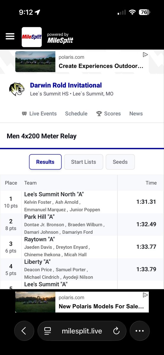 PHHS Track & Field tweet media