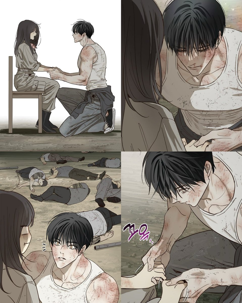 sairaherhardt's tweet photo. “iyeon are you okay? is there anything uncomfortable?”
“kwon chaewoo from now on, stop worrying about me.”
he was quite shocked hearing her say that even as he tried saving her 😭 https://t.co/k5qRME13tX