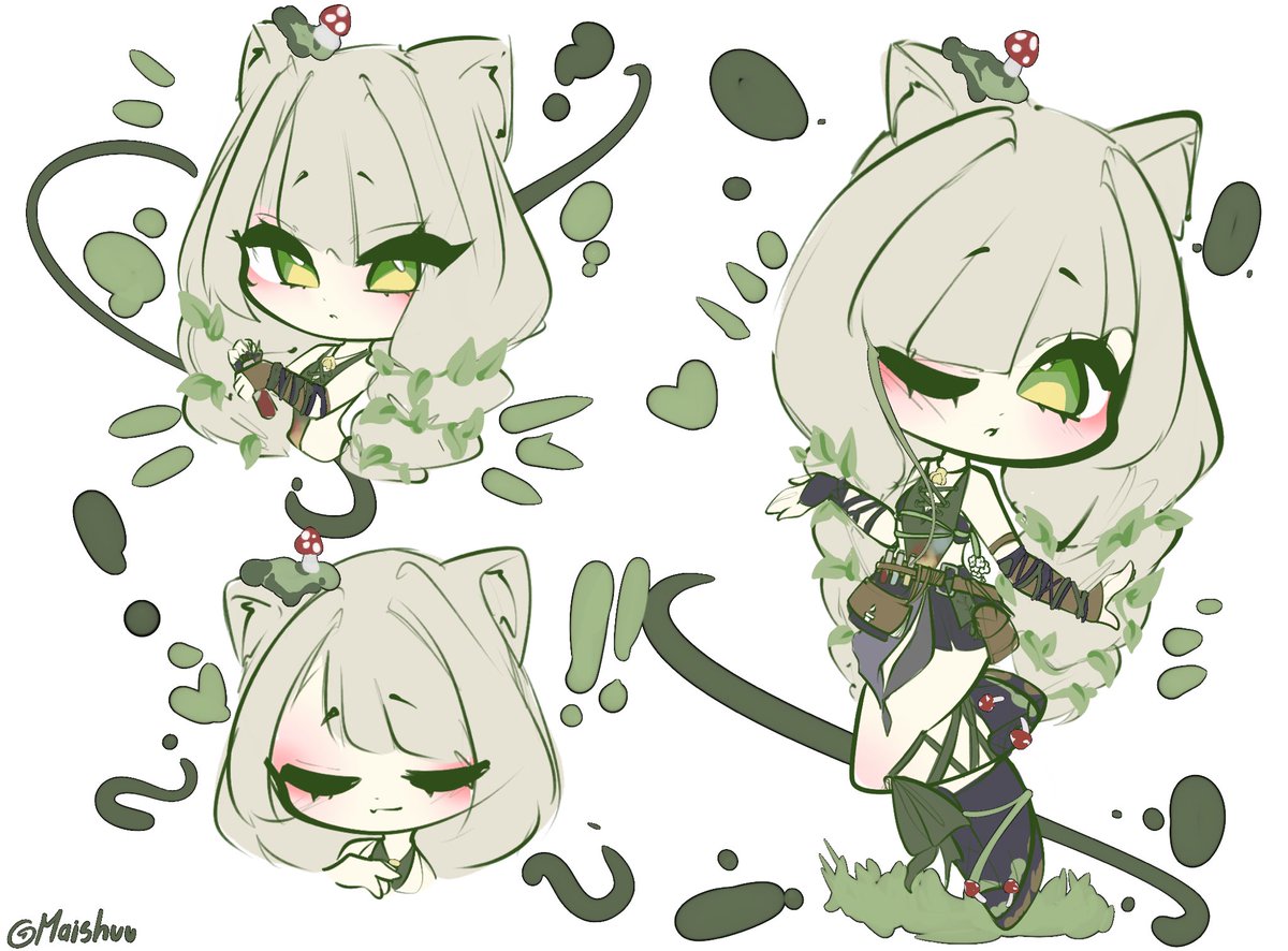 clovetailart's tweet photo. 🐾 happy swamp caturday!!!
don’t forget to drink water and cuddle a frog for extra good luck today 🌿
꒰ #clovescraps | ✎ #maishuu ꒱ https://t.co/VeedmQ5vcN