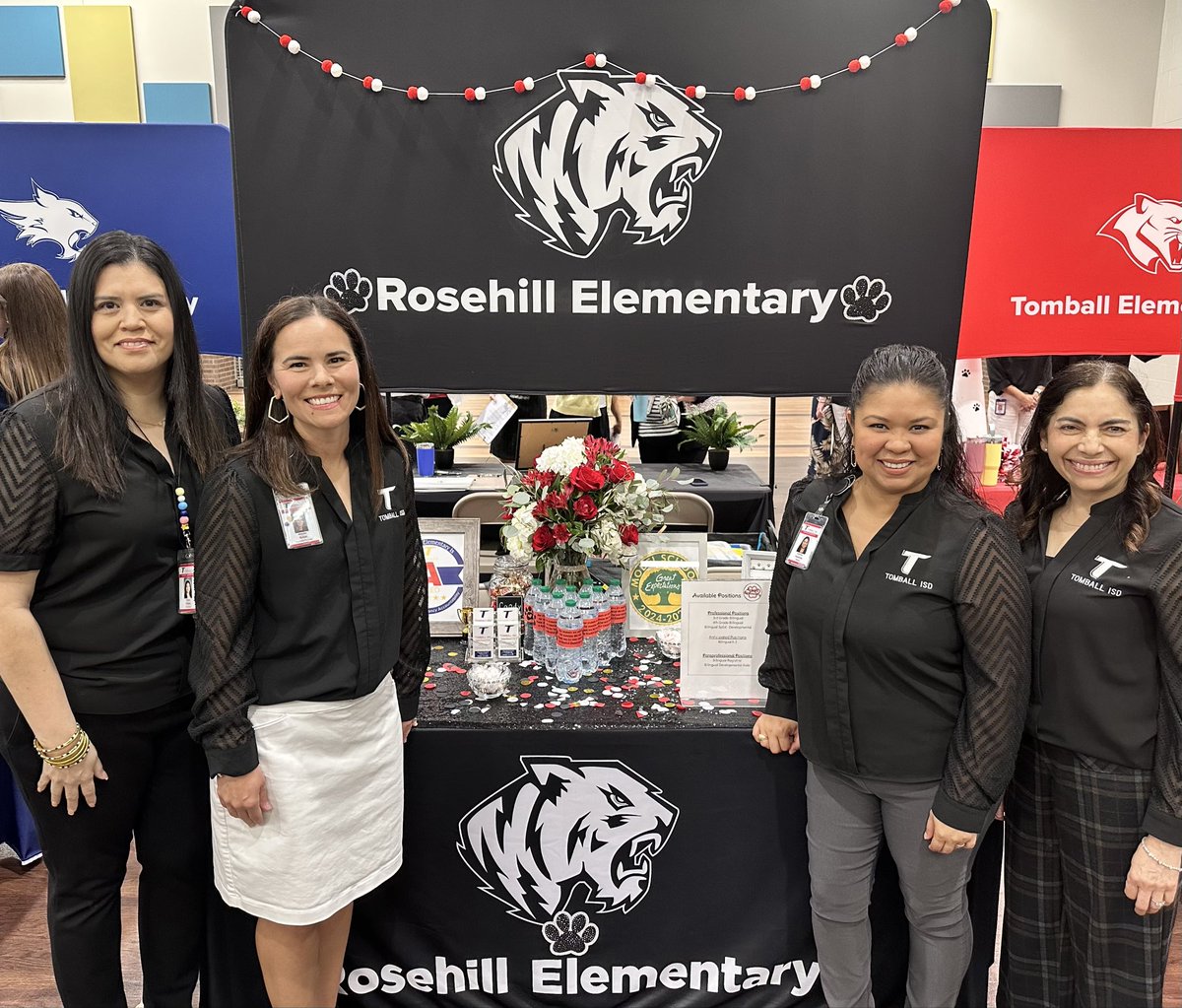 Devi_Carlos's tweet photo. @TISDRES we are ready for @TomballISD Job Fair! 🍎
Rosehill Elementary is true family atmosphere in an A-rated district and A-rated school 🙌🏽. So grateful to work alongside such an exceptional team. Come join our family! 🐾
#TeamTomball #DestinationExcellence https://t.co/T33vY874Fp
