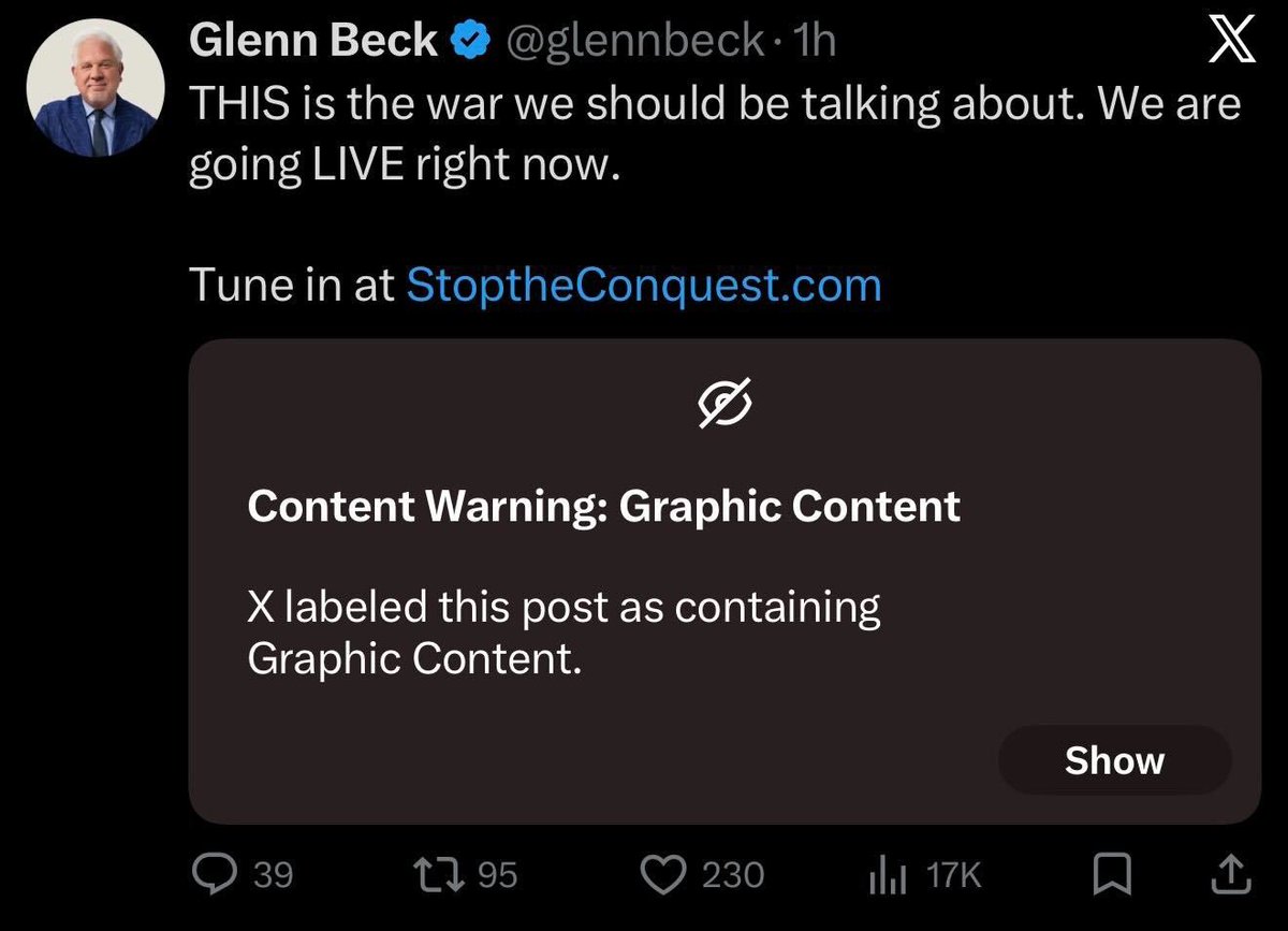 Glenn Beck tweet media
