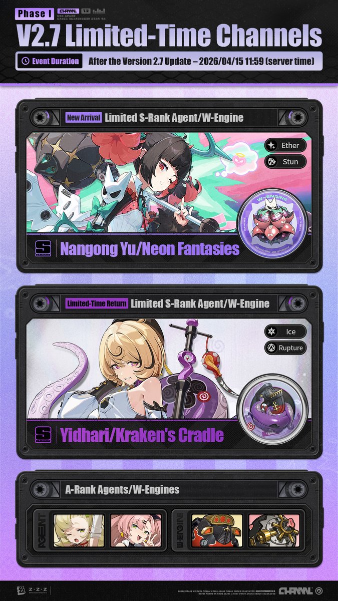 Zenless Zone Zero 🎉Season 2🎉 tweet media