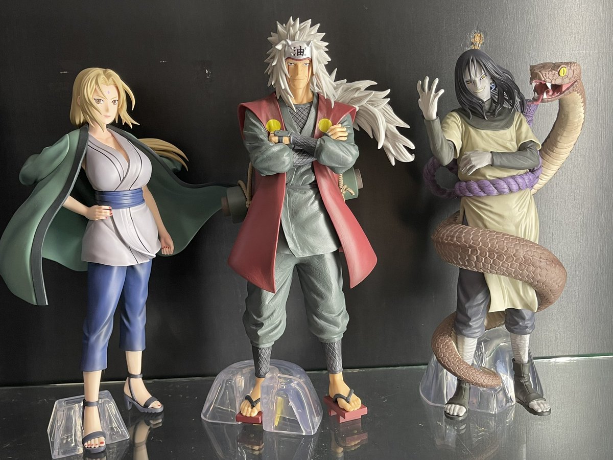NARUTO一番くじ伝説の三忍買取致しました！ 店頭ショーケース内にて 