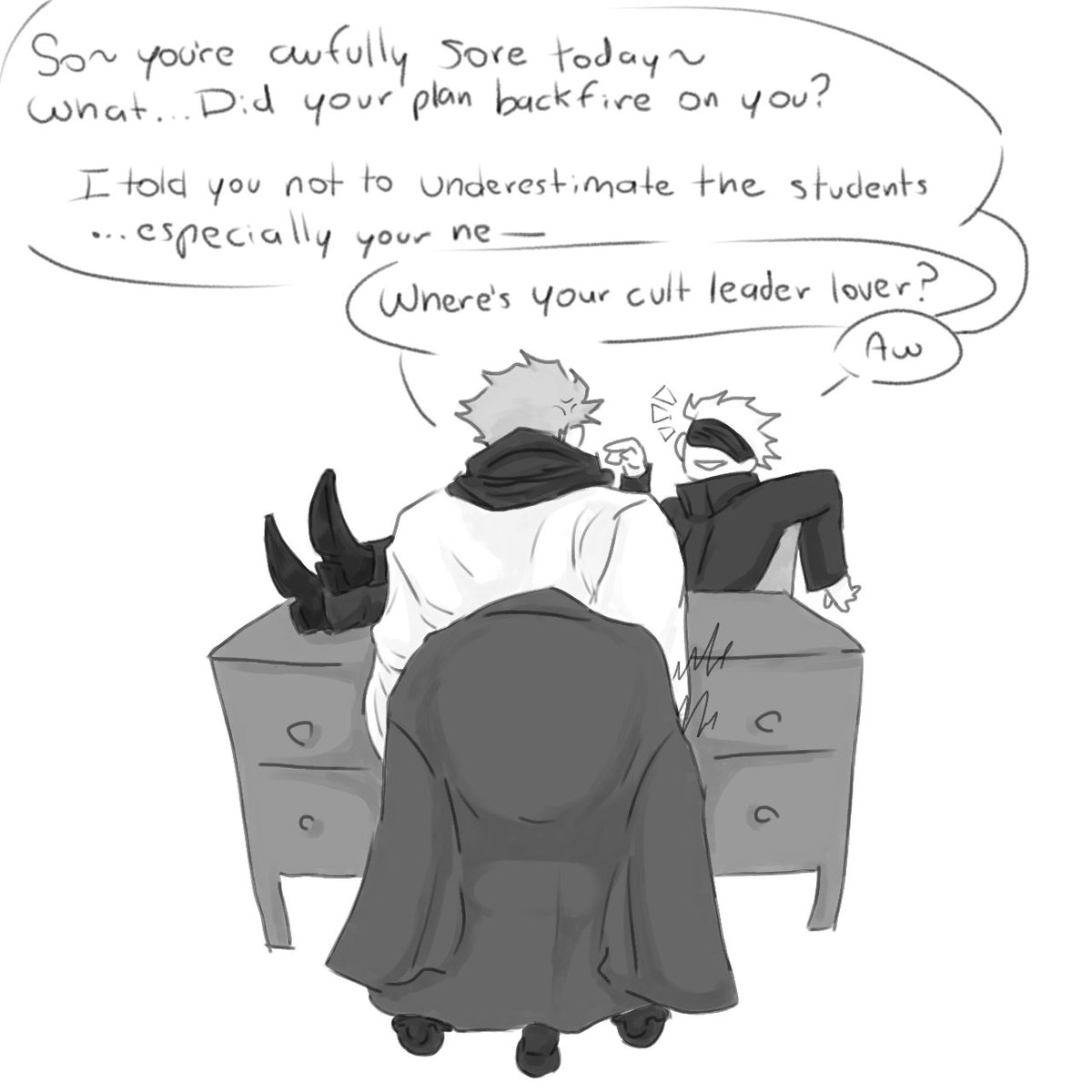 KakarrotoSsj26's tweet photo. Day 5: Au Teacher/Student & Incest
You can definitely tell I got lazy on this day.
#Itskweek #ItaSuku #itsk #虎宿
@ItaSukuWeek https://t.co/wJDItsEVZ0