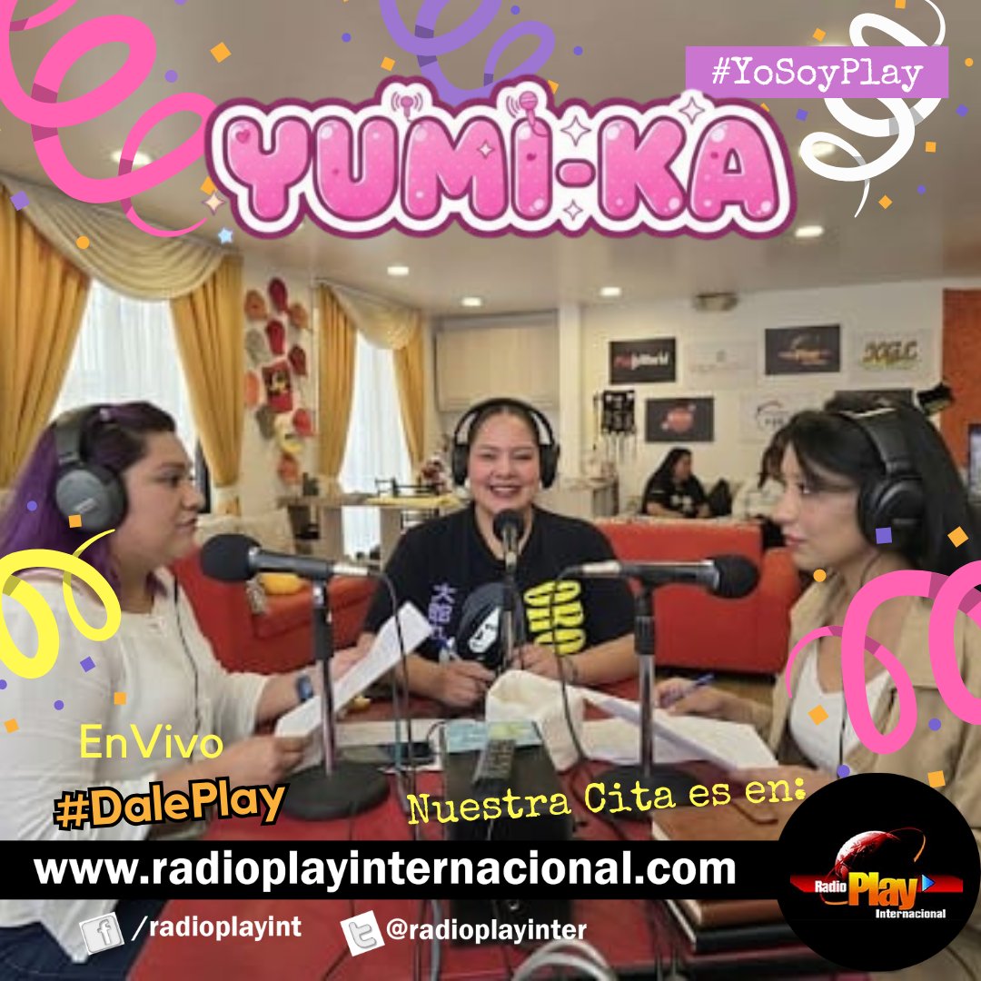 RadioPlayInter's tweet image. 📣 #Yumika ▶️ Hoy no te pierdas de un programa lleno de #felicidad, estaremos con nuestros invitados celebrando el regreso de #BTS y todos los detalles de su lanzamiento.

Bienvenid@s

Escúchanos por ➡️ radioplayinternacional.com 

#DalePlay 📻 

#YoSoyPlay #EnVivo #Online