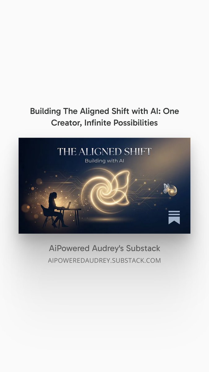 Building The Aligned Shift with AI: One Creator, Infinite Possibilities. 
What would you build if you had an AI co-creator? Drop a comment!💛

#BuildingInPublic #AICollaboration #OnePersonCreator #TheAlignedShift #CreatorEconomy #Ai <a href="/openclaw/">OpenClaw🦞</a> <a href="/ManusAI/">Manus</a> <a href="/manuscommunity/">Manus Community</a>