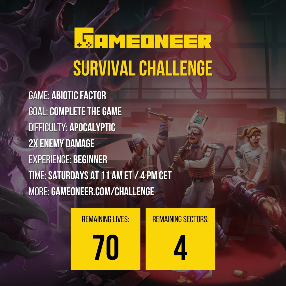 HaaDiiDaa's tweet image. It's that time of the week again !! Heading back into the labs to our exploring on !! How far can we get ??
@ABFGame is where it's at  !!

Lives: 70
Sectors left: 3
Jump scares: 58 probably😅

twitch.tv/haadiidaa
youtube.com/live/nrd-ZWAKY…

#twitchtv #youtubegaming #survival