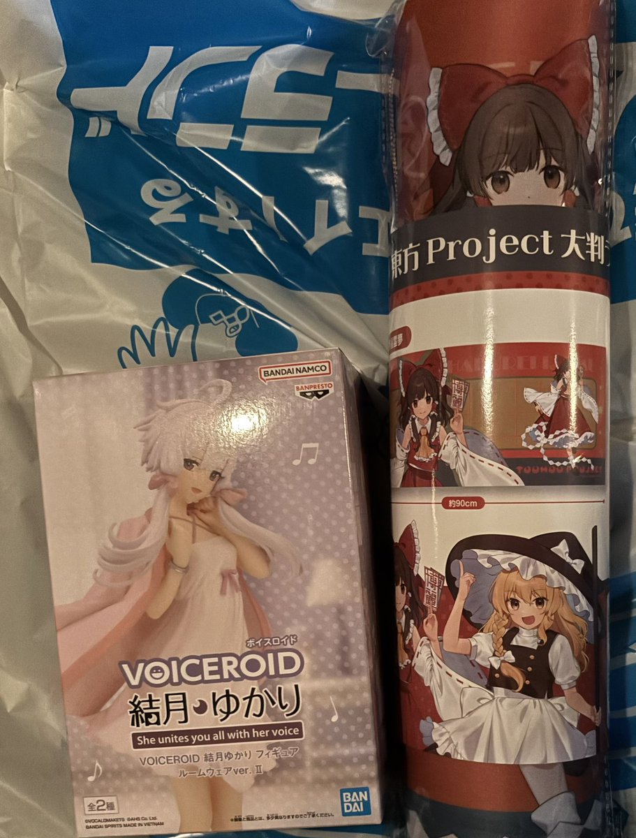 今日は6クレでこんなもん
東方のラバーマットって書いてあったから取ってみたけど900×400はさすがにでかい