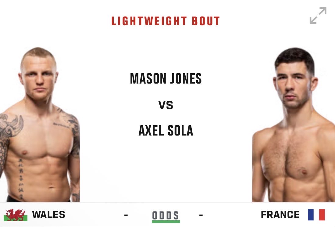 ⭐️ 🥊 Free UFC play 🥊 ⭐️ 

The Fellas UFC expert <a href="/JollyRogerBets/">Jolly Roger 🏴‍☠️</a> has 5 plays on today’s card including a 3u MAX 👀 

🥊 Mason Jones ML (-125) 

♥️ if tailing

🚨$5 VIP MONTH PROMO ⬇️🚨

dubclub.win/r/p/pri-cu7bg/…