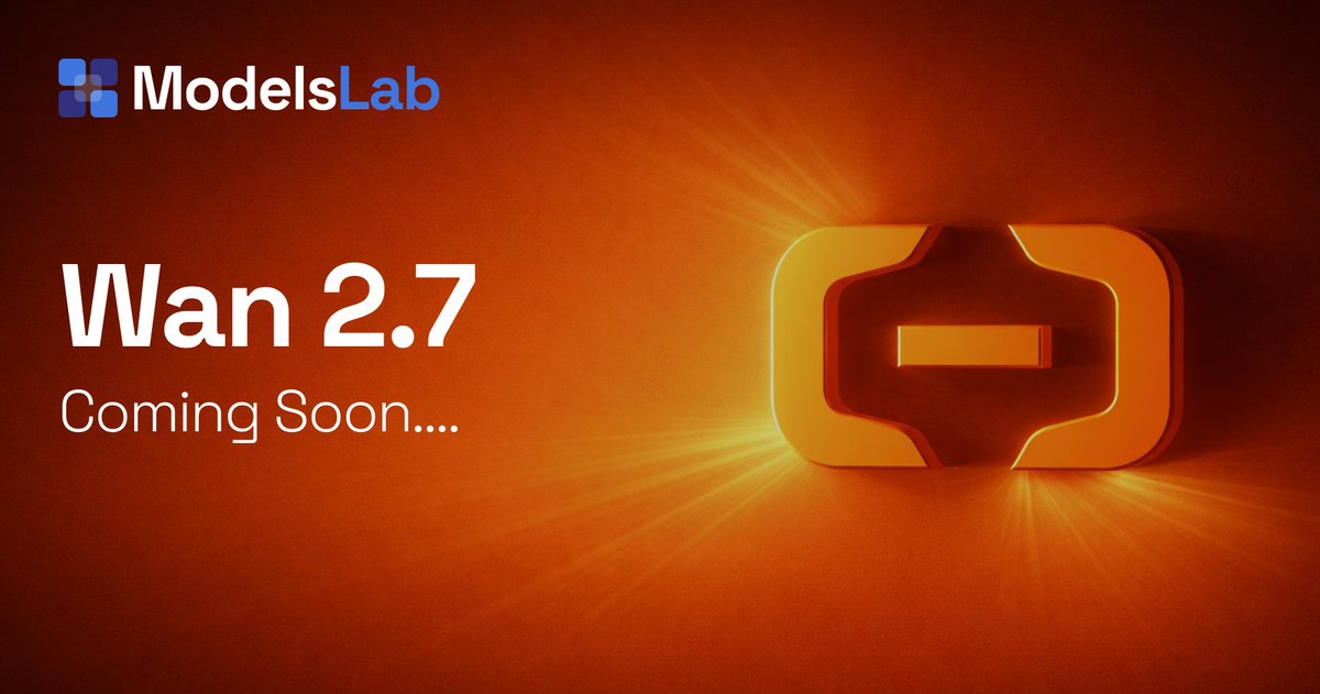 Models Lab tweet media