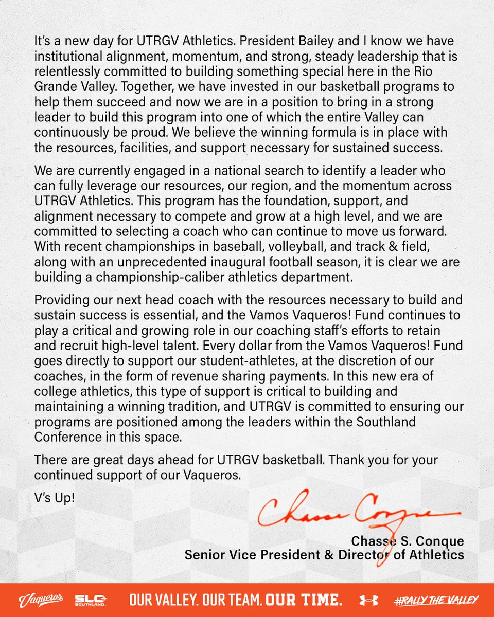 UTRGV Athletics tweet media