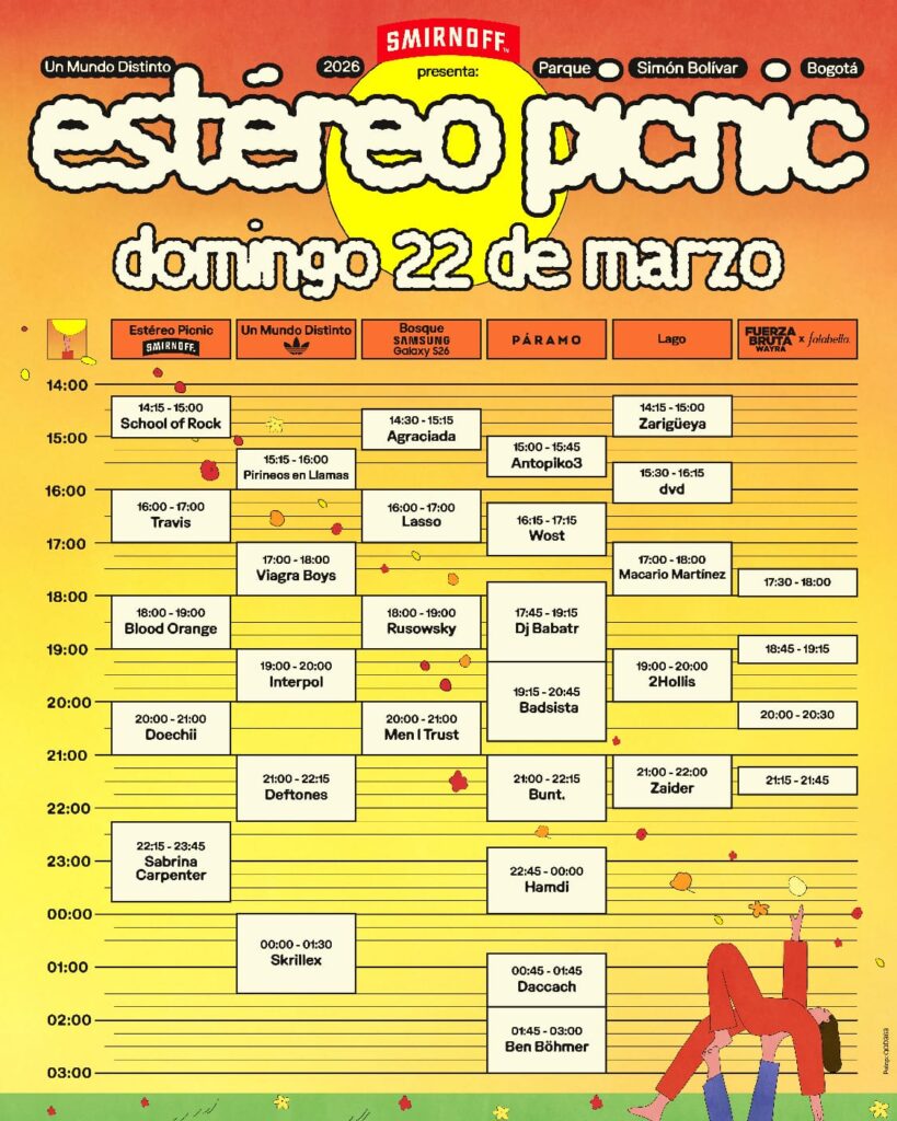 ¡Hola! Vendo boleta general del Estéreo Picnic, para el domingo. #FEP #festivalestérepicnic