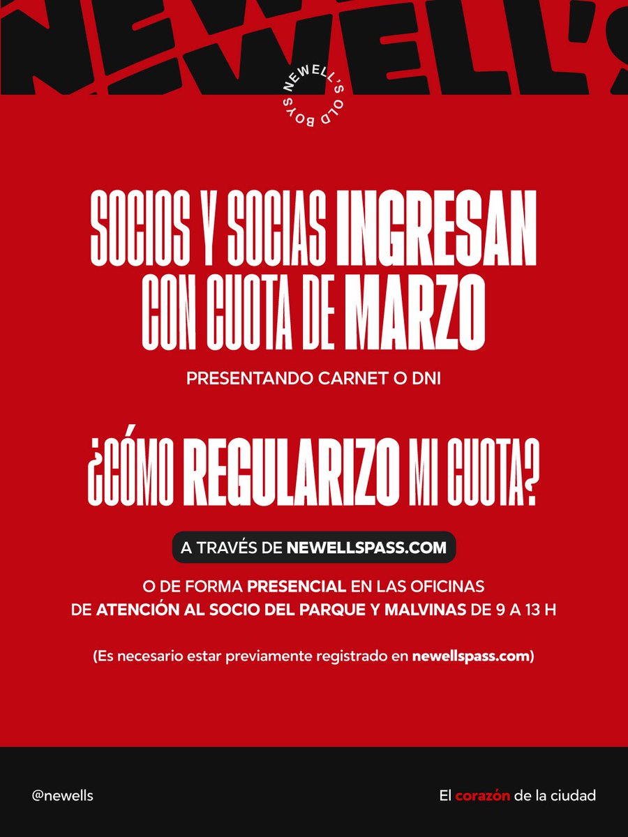 Newell’s Old Boys tweet media