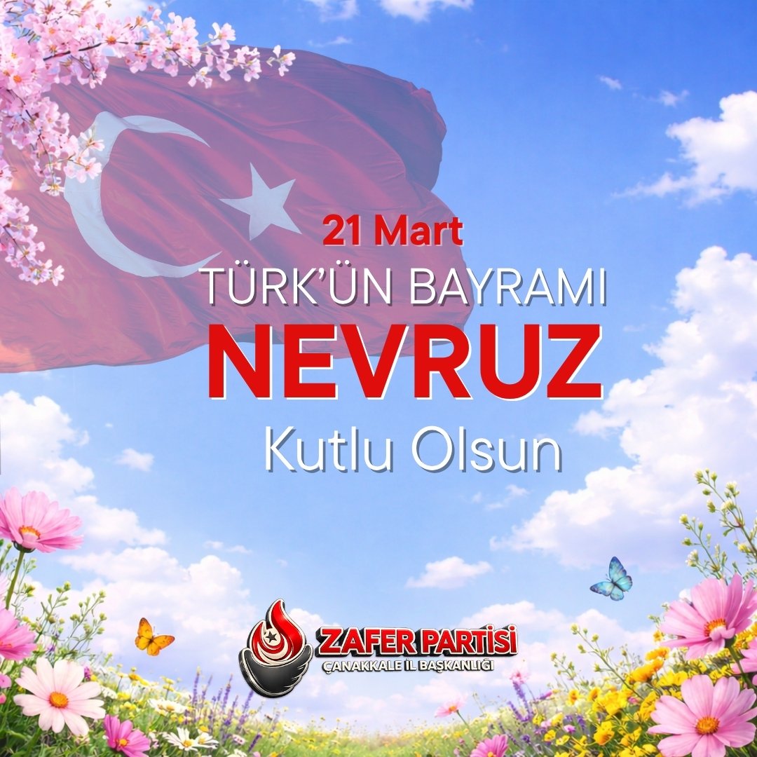 ZaferPartisi17's tweet photo. 21 Mart; Türk’ün dirilişi, köklerine sahip çıkışıdır. 🇹🇷

Nevruz; Türk milletinin töresinde birlik ve yeniden doğuştur.

Türk’üz, Türk kalacağız!

Nevruz Bayramımız kutlu olsun.
#Nevruz #21Mart #TürkünBayramı https://t.co/5guQ1YW31G