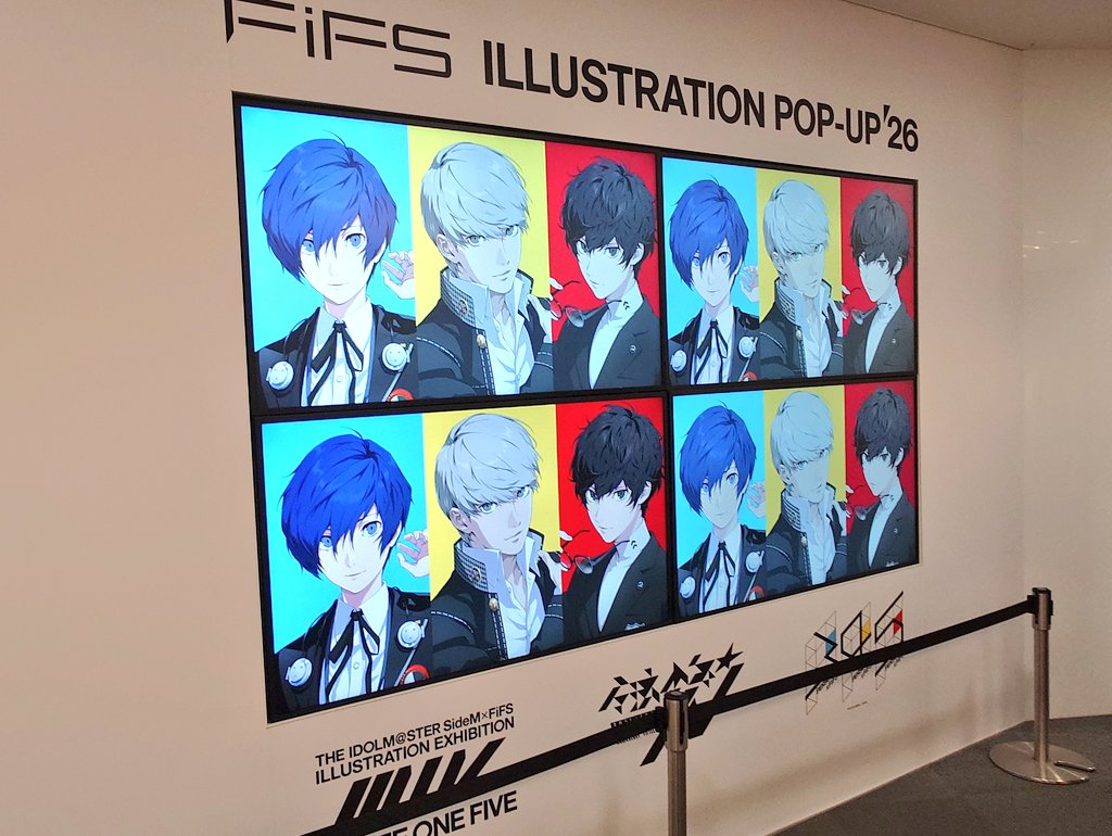 kinjyu's tweet photo. #FiFS　#そがべしゅうじ(@shuji_s) 　#ののかなこ(@FiFS_nono )
ラフォーレ原宿のFiFSポップアップストアに行ってきました！SideM！魔法少年！PERSONA！カッコいい！美しい！眼福です！ありがとうございました！✨️💞🙏 https://t.co/n6fF0UaLRn
