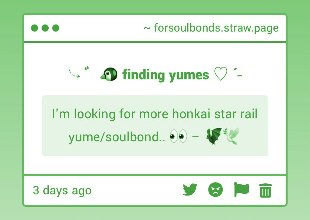 𑁤 ┆ ⤿ 🎀 ⌗ FOR SOULBONDS tweet media