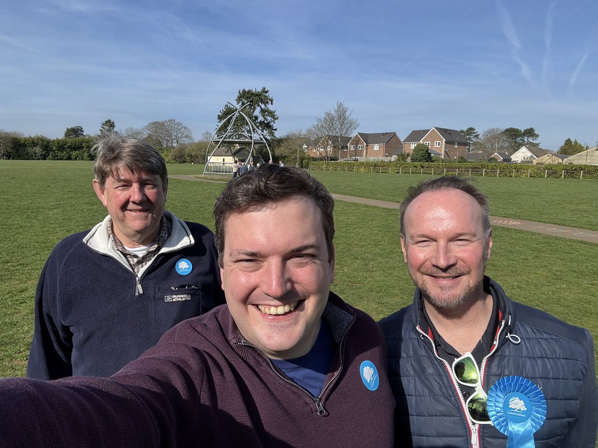 Fantastic launch of the West Oxfordshire District Council election campaign today. Bright sunshine for our conversations with residents.