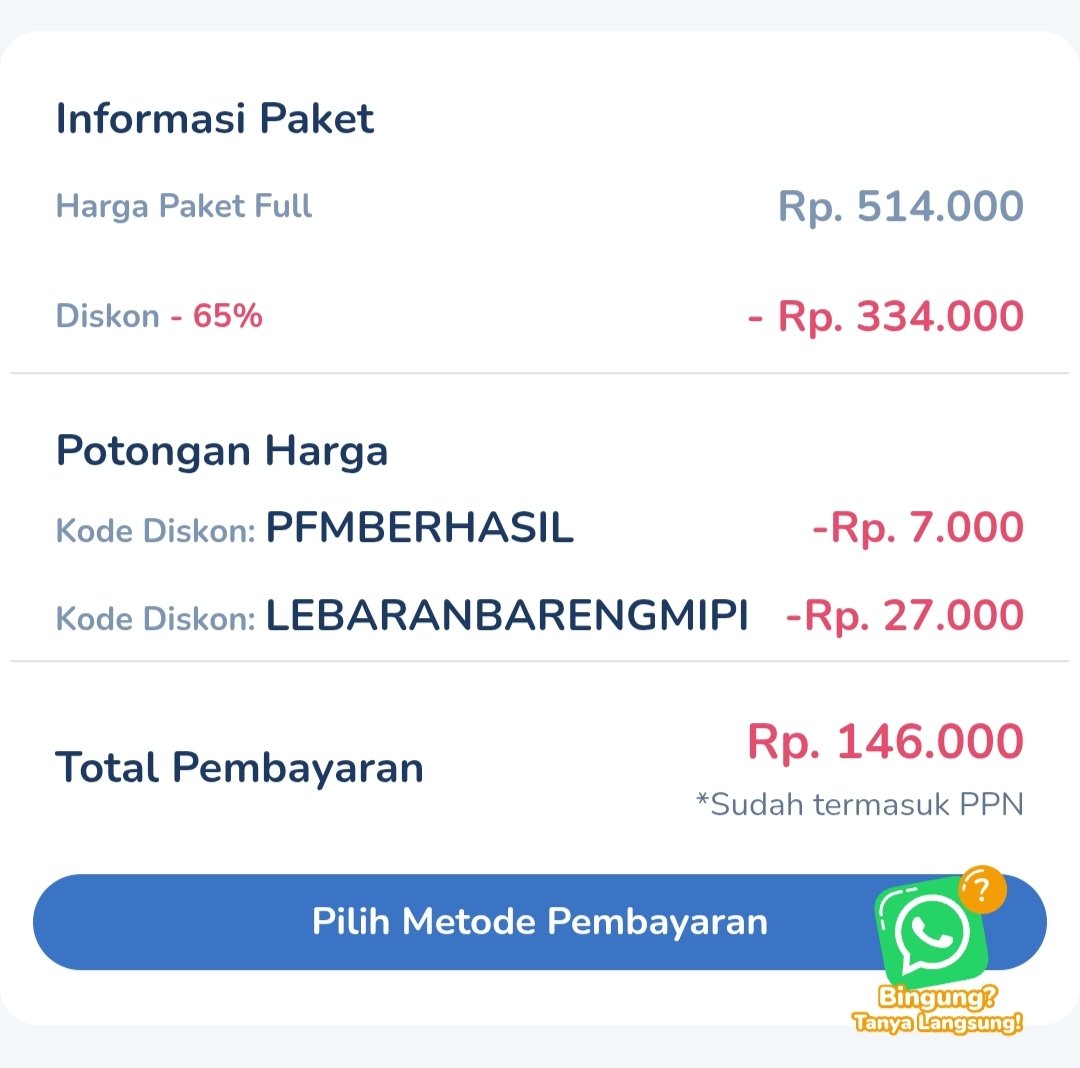 PFMBERHASIL | Kode Diskon Pahamify tweet media