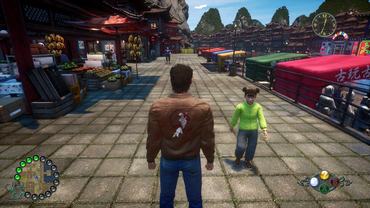 karo_yan's tweet photo. 今の鳥舞とenhancedと比べると賑わいが違うね！Shenmue Ⅲ enhanced発売が楽しみだぜ(^^)/ https://t.co/EcYBcYzHGp
