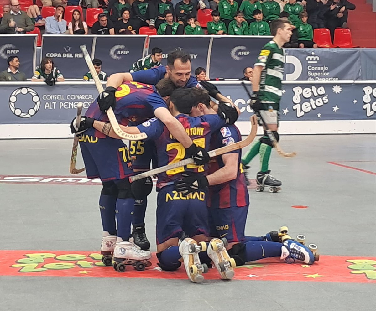 xocdestics's tweet photo. 🏆🏑🏆 #OKCopa 2026 i @lanovaradioreus
1a Semifinal.
 ⏱️ 39' golàs de 𝗦𝗲𝗿𝗴𝗶 𝗟𝗹𝗼𝗿𝗰𝗮.
@cpcalafell 2 🆚️ @FCBhoquei 2
Faltes: 12-13 https://t.co/O9xXP21SVn