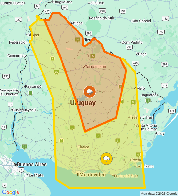 Instituto Uruguayo de Meteorología tweet media