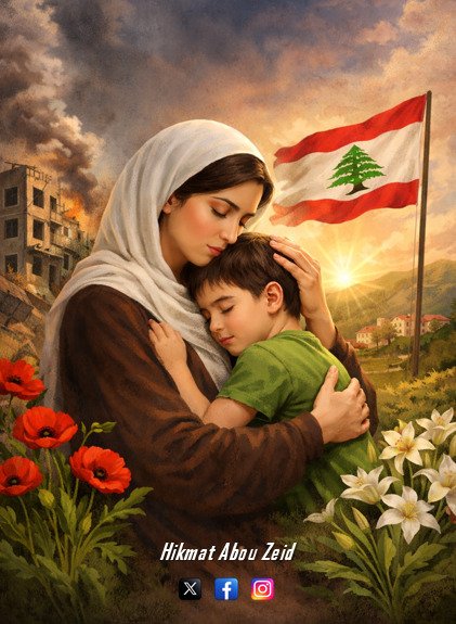 AzHikmat's tweet photo. Lebanese mothers are a symbol of patience and selfless giving, enduring heavy burdens and relentless challenges.

Her unbreakable courage is the strength that keeps hope alive in Lebanon.
Happy Mother's Day! https://t.co/tZpisF8rTh