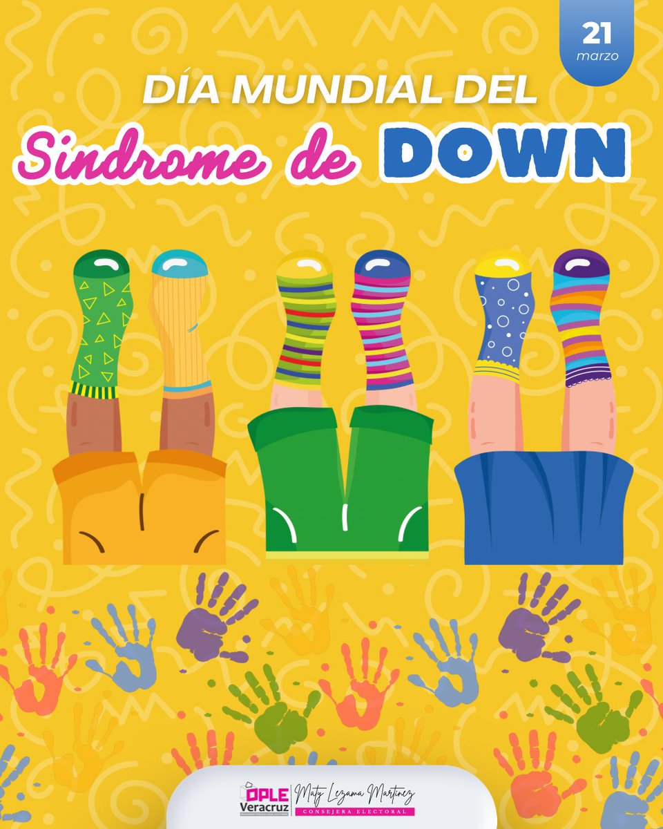 MatyLezamaMtz's tweet photo. 💛 Hoy conmemoramos el Día Mundial del Síndrome de Down 💛

Este día nos invita a reflexionar, aprender y, sobre todo, a fomentar una sociedad más inclusiva, donde todas las personas sean valoradas por quienes son. 

#DíaMundialDelSíndromeDeDown #Inclusión #Respeto #Diversidad https://t.co/KY4Zq64cJg