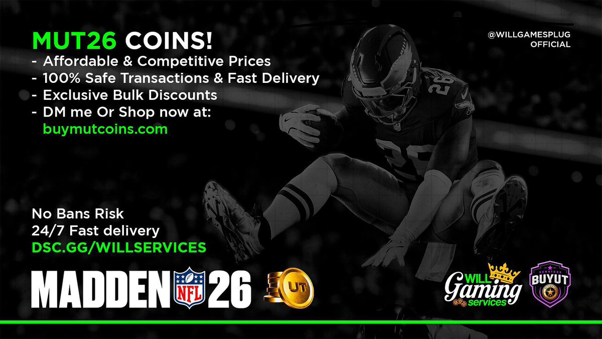 Will-The Show26 Stubs & BR 10-0 | Madden|CFB Coins tweet media