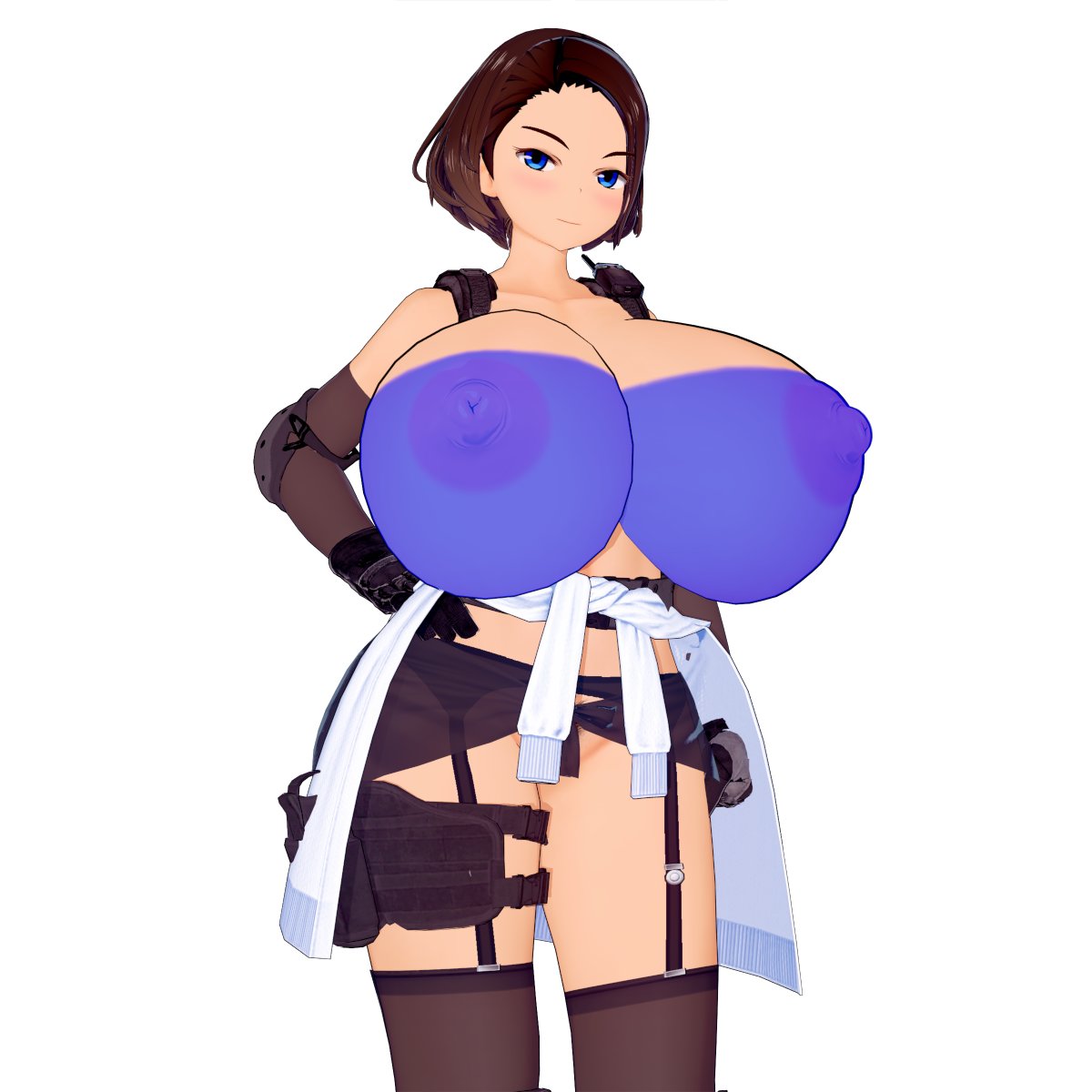 「Resident SK‐Evil -ドスケベ・バイオハザード-」のコイカツ再現ジルさんをちょっと修正 