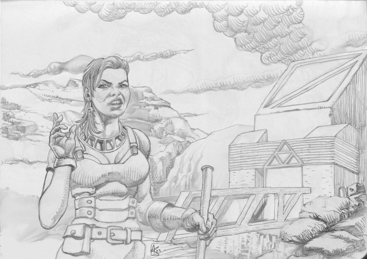 AumesRonoy's tweet photo. #digitalarts #comicbookart #saturdaybibes   Engendr'uma "See ya" Cena ... https://t.co/D66vf9D2dV