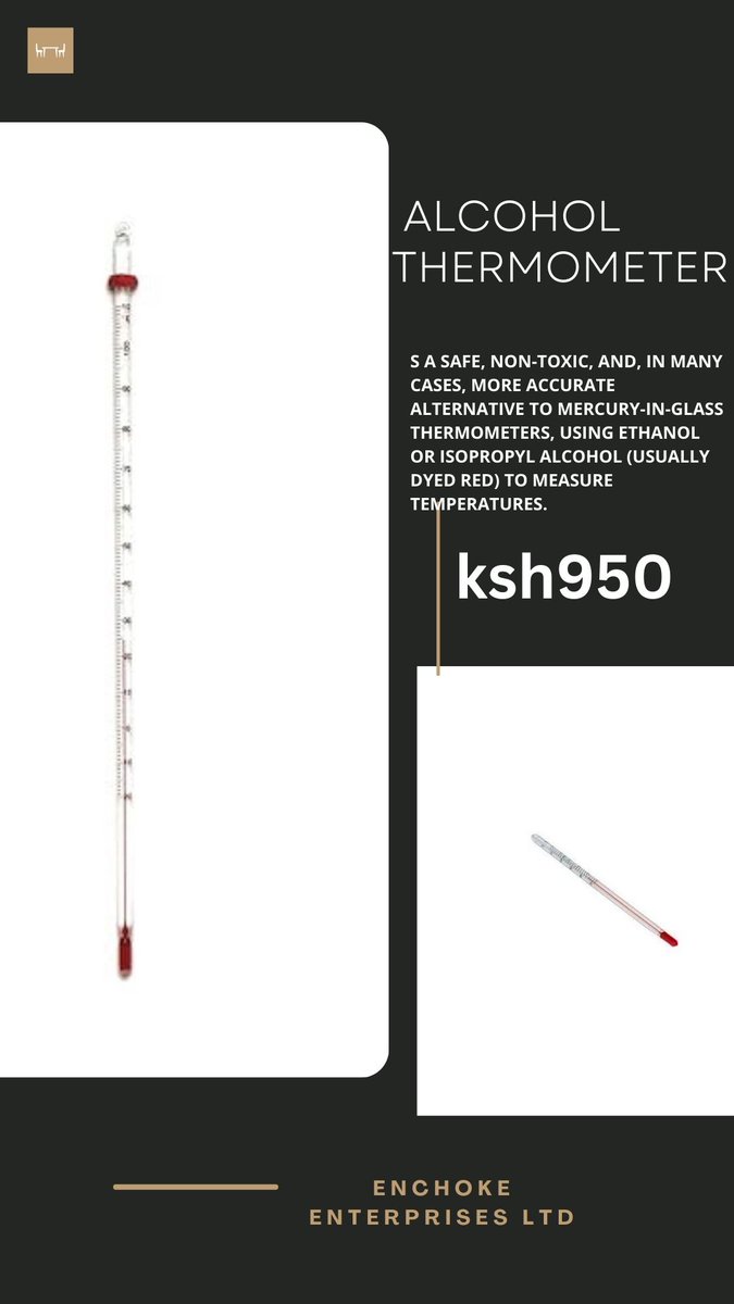 EnchokeE's tweet image. 🌡️ Alcohol Thermometer  available in nairobi,kenya – Safe &amp;amp; Accurate! A reliable, non-toxic alternative to mercury thermometers. Perfect for medical &amp;amp; lab use.
💰 Ksh 950 only
📞 0719 700 009 / 0780 198 488
Taifa Care
#KisumuMalabaSGRLaunch
#MedicalSupplies  #Thermometer
