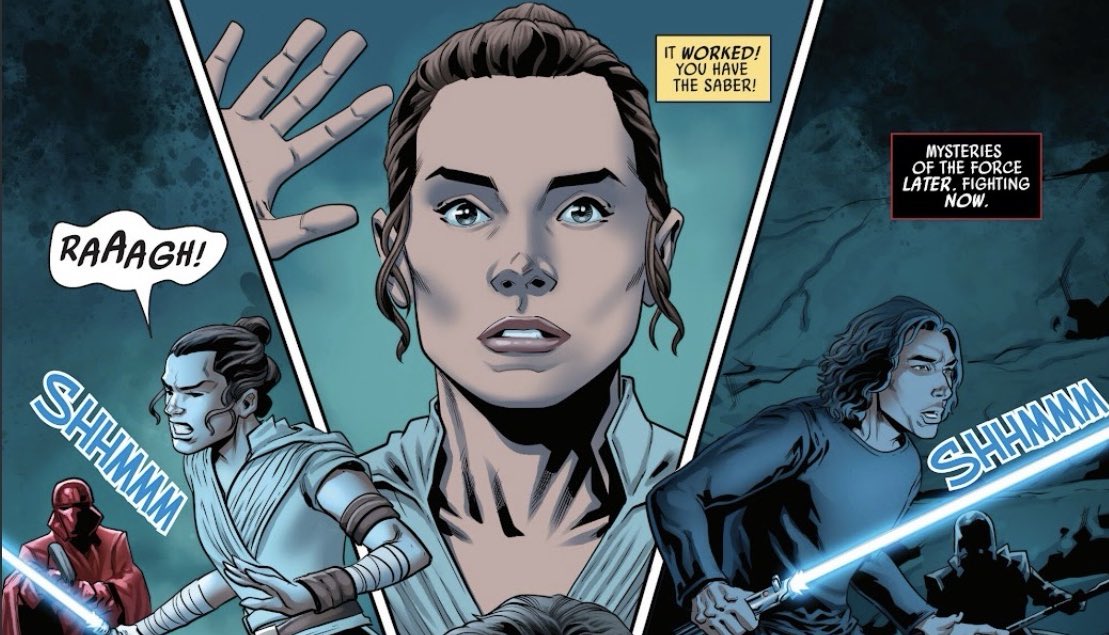 greenestgalaxy's tweet photo. this being the only dialogue we ever got between rey &amp; redeemed ben :’( https://t.co/SufTJaXDh4