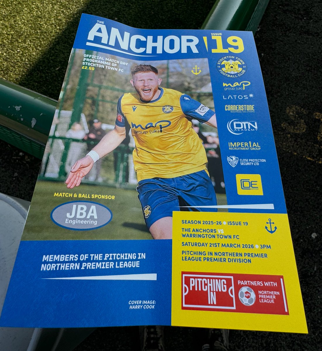 APCAFC's tweet photo. Match #57
Stockton Town v Warrington Town
Northern Premier League Premier Division
Bishopton Road West
#NEWGROUND - 33rd of season (18/21 in #NorthernPremierLeague)
@NonLeagueCrowd
#Groundhoppping https://t.co/k6YmObgpta