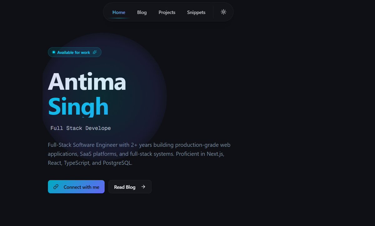 Antima Singh tweet media