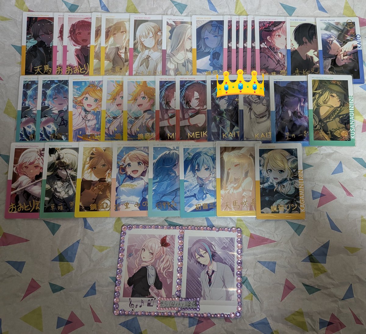 sky_o0s's tweet photo. @applepie_1013 💜類 瑞希
こんばんは、はじめまして。
検索より失礼します。
当方、こちらの類,KAITOを所持しております。
彰人,遥と2:2の交換は可能でしょうか？
彰人含むお取引を希望しております。
ご検討をよろしくお願いします。🍎 https://t.co/Sg3234npZh