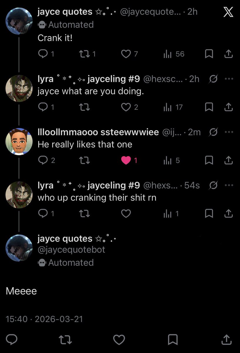 lyra ˚⁎⁺˳✧༚ jayceling #9 tweet media